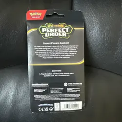Pokemon TCG Mega Evolution -Perfect Order Expansion Blister Pack Factory Sealed - Image 2