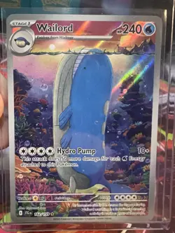 Pokemon TCG SV-Journey Together Wailord #162/159 Illustration Rare - Image 1