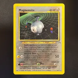 Magnemite - 26/75 - Neo Discovery - Pokemon - Rare - Damaged - Image 1