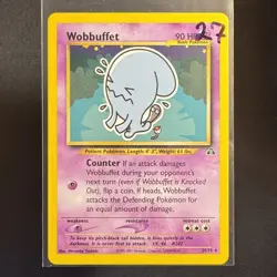 Wobbuffet - 35/75 - Neo Discovery - Pokemon - Rare - Played - Image 3