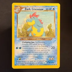 Dark Croconaw - 32/105 - Neo Destiny - Pokemon - Uncommon - Played - Image 1