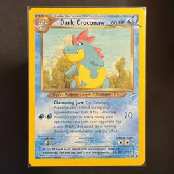 Dark Croconaw - 32/105 - Neo Destiny - Pokemon - Uncommon - Played - Image 3