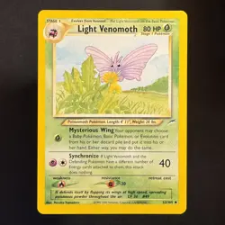 Light Venomoth - 53/105 - Neo Destiny - Pokemon - Uncommon - Played - Image 1