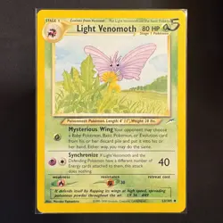 Light Venomoth - 53/105 - Neo Destiny - Pokemon - Uncommon - Played - Image 3