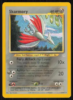 Skarmory 23/64 Rare Neo Revelation Pokemon Unlimited Lightly Played - Image 1
