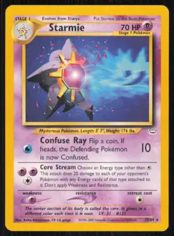 Starmie 25/64 Rare Neo Revelation Pokemon Unlimited Lightly Played - Image 1