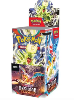 Pokemon TCG: Scarlet & Violet Obsidian Flames Half Booster Box New Sealed - Image 1