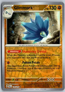 Glimmora 126/193 Rare Paldea Evolved Pokemon Reverse Holo Near Mint - Image 1