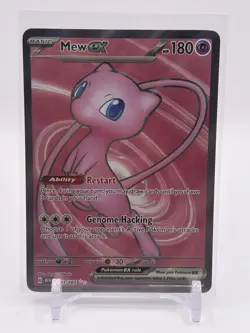 Mew ex #193/165 Pokemon SV: Scarlet & Violet 151 utlra rare full art 2023 - Image 1