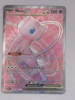 Mew ex #193/165 Pokemon SV: Scarlet & Violet 151 utlra rare full art 2023 - Image 3