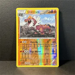 Pokemon TCG - Tyrantrum Reverse Holo - XY Furious Fists - Image 1