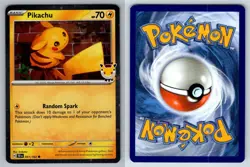 Pikachu (Pokemon Day 2026) 051/162 Holo Pokemon NM Holo - Image 3