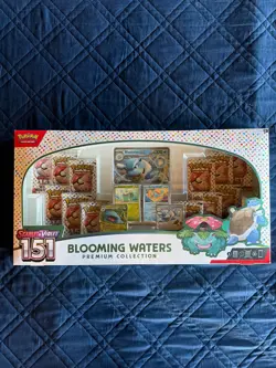 Pokemon TCG Scarlet Violet 151 Blooming Waters Premium Collection Factory Sealed - Image 1