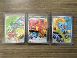 Pokemon First Partner Illustration Collection MEP Bulbasaur Charmander Squirtle - Image 1