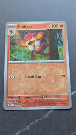 Simisear Reverse Holo 015/086 White Flare Pokemon TCG NM/MT - Image 1