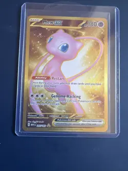 Pokemon TCG Mew EX 205/165 Scarlet & Violet 151 Holo Hyper Rare - Image 1