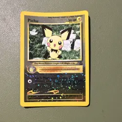 Pokemon Pichu Wotc Promo 35/53 30 HP Reverse Holo Promo 2001 English - Image 1