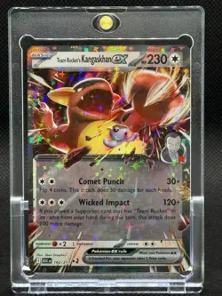 Team Rocket's Kangaskhan ex 162/217 Double Rare Pokemon Ascended Heroes TCG NM - Image 1