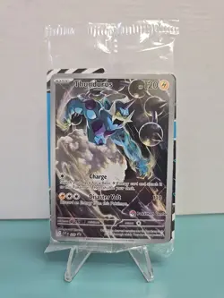 Pokemon TCG Thundurus SVP 209 Sealed Pokemon Center Stamped Black Star Promo - Image 1