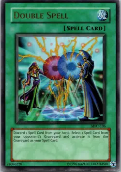 Yugioh Double Spell MFC-106 Ultra Rare NM - Image 1