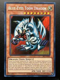 Blue-Eyes Toon Dragon SRL-EN000 Secret Rare Yu-Gi-Oh Near Mint - Image 1