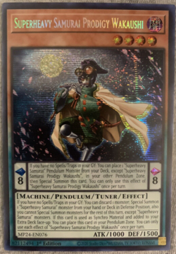 Yu-Gi-Oh! - Superheavy Samurai Prodigy Wakaushi - MP24-EN076 - Secret Rare - Image 1