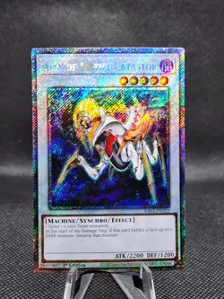 Yugioh! Ally Of Justice Catastor - RA03-EN222 - Platinum Secret Rare - Image 1