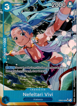 One Piece Nefeltari Vivi EB02-026 SR Alt Art - Image 1