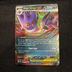Mega Gengar EX 056/094 Me02: Phantasmal Flames Holo POKEMON CARD - Image 1
