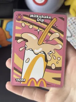 Milkshake Dip (14/24) Mcdonalds Trading Cards 2026 UnRedeemed trading card - Image 1