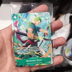 Roronoa Zoro P-114 C2E2 Exclusive Convention One Piece Promo Card Sealed English - Image 1