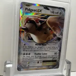 2016 Pokemon XY: Evolutions - PIDGEOT EX #64/108 - PSA 8 NEAR MINT - MINT - Image 4