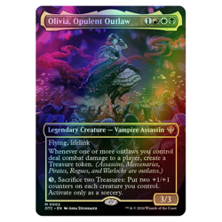 Olivia Opulent Outlaw FA FOIL - Commander Outlaws of Thunder Junction - OTC 2 EN - Image 1