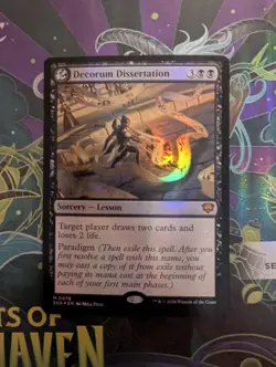 MTG Decorum Dissertation Secrets of Strixhaven (SOS) Foil NM - Image 1