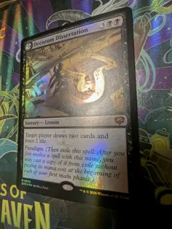 MTG Decorum Dissertation Secrets of Strixhaven (SOS) Foil NM - Image 2