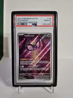Pokemon TCG Pecharunt Promo Full Art 2024 Scarlet & Violet Shrouded Fable PSA 10 - Image 1