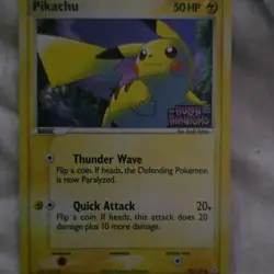 Pokemon TCG Pikachu 78/110 EX Holon Phantoms Reverse Holo 50HP English - Image 1