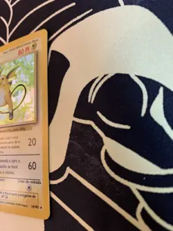 (Unlimited) Pokemon RAICHU Card BASE Set 14/102 Holo 085 💎NM 💎 Spanish - Image 2