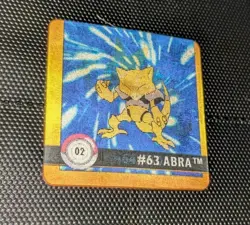 Pokemon Action Flipz #02 Abra & Kadabra Lenticular Premier Edition - Image 1