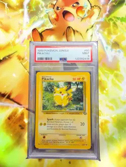 1999 Pokemon Jungle 60 Pikachu PSA 9 - Image 1