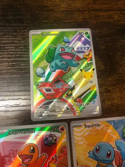 Pokemon TCG First Partner Illustration Gen 1 Kanto Starters Set Mint/Near Mint - Image 5