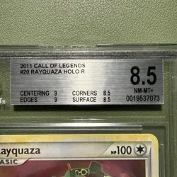 2011 Pokemon Call of Legends “Rayquaza” Holo (#20/95). (BGS 8.5). - Image 3