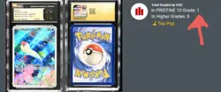 Wiglett 206/198 Scarlet & Violet Base. Pokemon. CGC Pristine 10. 💥 POP 1 💥 - Image 2