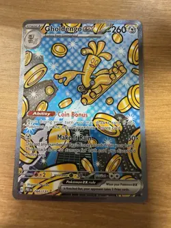 Gholdengo ex 164/131 SV: Prismatic Evolutions NM Pokemon VERY RARE FAST SHIPPING - Image 1