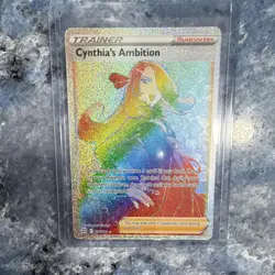 Pokemon Cynthia's Ambition Brilliant Stars 178/172 Secret Rare Holo Trainer - Image 2