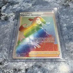 Pokemon Cynthia's Ambition Brilliant Stars 178/172 Secret Rare Holo Trainer - Image 4