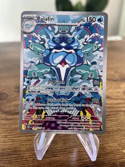 Pokemon TCG Palafin 200/197 Obsidian Flames Holo Illustration Rare Full Art - Image 1