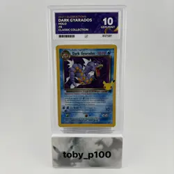 Pokemon Dark Gyarados 8/82 Celebrations HOLO #8 Classic - PERFECT SUBS - ACE 10 - Image 1