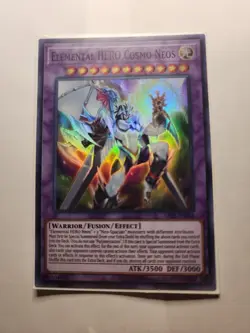 Elemental HERO Cosmo Neos Super Rare Savage Strike SAST-EN036 LP - Image 1