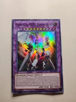 Elemental HERO Cosmo Neos Super Rare Savage Strike SAST-EN036 LP - Image 2